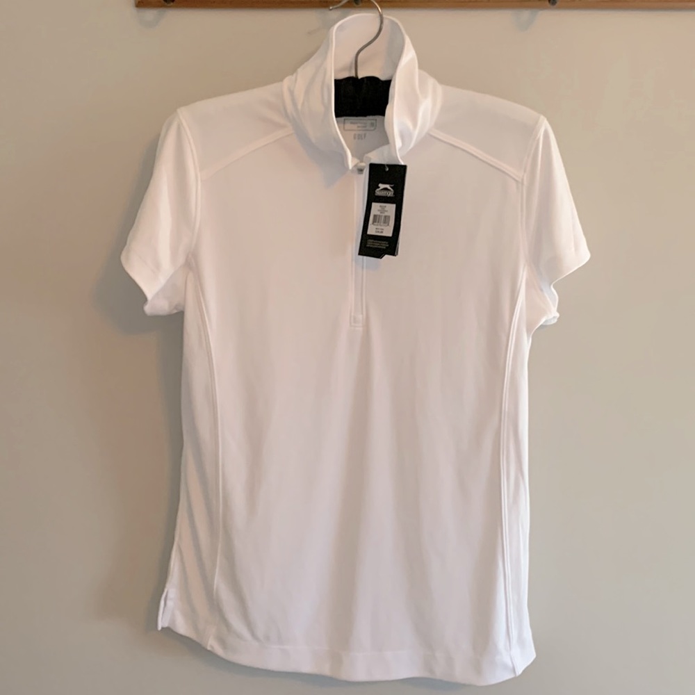Slazenger Golf Tech Polo White Size Medium NWT